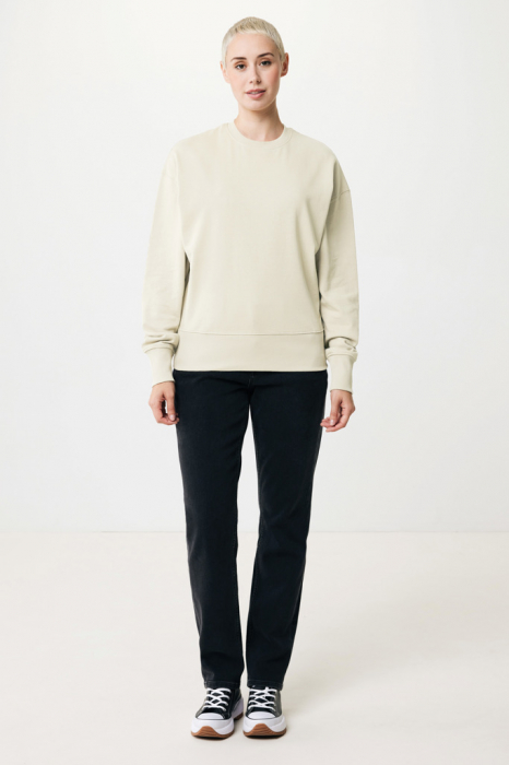 Bluza unisex IQONIQ Kruger, bumbac organic si reciclat, croiala lejera, 340 GSM [13]
