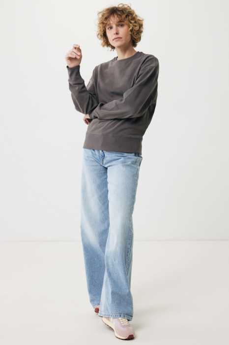 Bluza unisex IQONIQ Kruger, bumbac organic si reciclat, croiala lejera, 340 GSM [11]