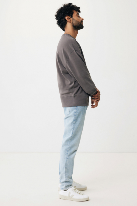 Bluza unisex IQONIQ Kruger, bumbac organic si reciclat, croiala lejera, 340 GSM [7]