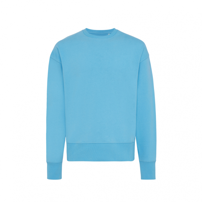 Bluza unisex IQONIQ Kruger, bumbac organic si reciclat, croiala lejera, 340 GSM [2]