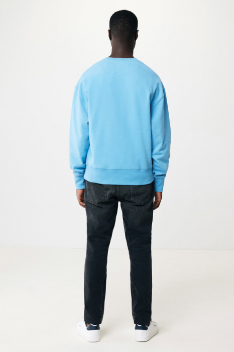 Bluza unisex IQONIQ Kruger, bumbac organic si reciclat, croiala lejera, 340 GSM [12]