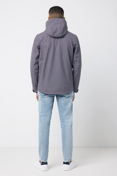 Geaca softshell barbati IQONIQ Makalu, poliester reciclat, impermeabila si respirabila, 300 GSM [9]