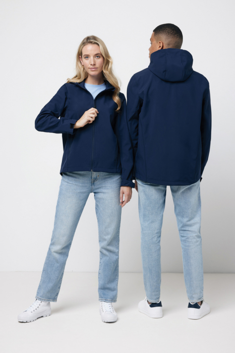 Geaca softshell barbati IQONIQ Makalu, poliester reciclat, impermeabila si respirabila, 300 GSM [6]