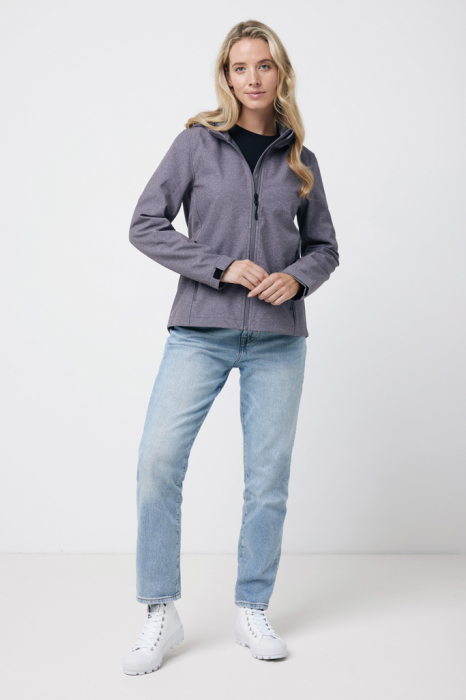 Geaca softshell dama IQONIQ Makalu, poliester reciclat, impermeabila si respirabila, 300 GSM [7]