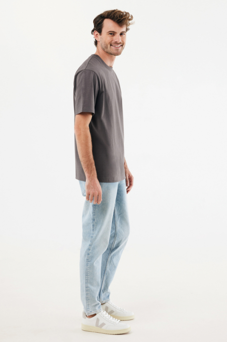 Tricou unisex IQONIQ Nikko, bumbac organic si reciclat, modern fit, 220 GSM [12]