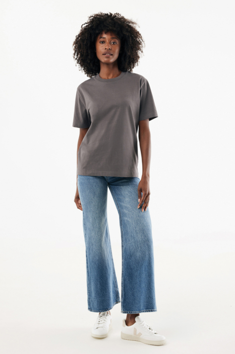 Tricou unisex IQONIQ Nikko, bumbac organic si reciclat, modern fit, 220 GSM [6]