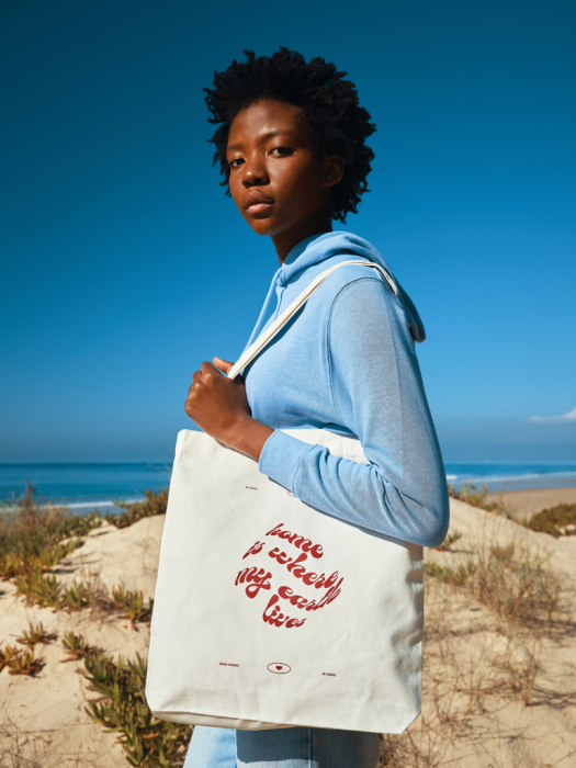 Hanorac unisex IQONIQ Rila, bumbac organic si reciclat, croiala moderna, 280 GSM [23]