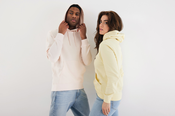 Hanorac unisex IQONIQ Rila, bumbac organic si reciclat, croiala moderna, 280 GSM [14]