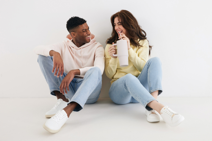 Hanorac unisex IQONIQ Rila, bumbac organic si reciclat, croiala moderna, 280 GSM [13]