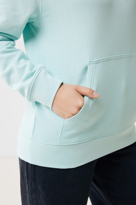 Hanorac unisex IQONIQ Rila, bumbac organic si reciclat, croiala moderna, 280 GSM [11]