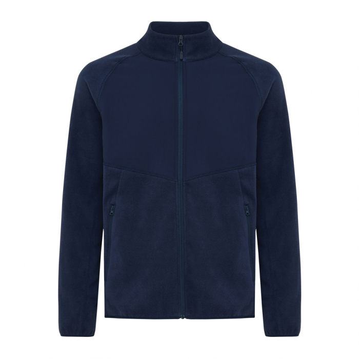 Bluza fleece unisex IQONIQ Talung, poliester reciclat, fermoar complet, 240 GSM [2]