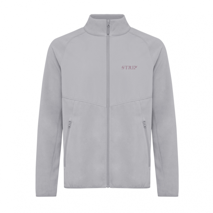 Bluza fleece unisex IQONIQ Talung, poliester reciclat, fermoar complet, 240 GSM [4]