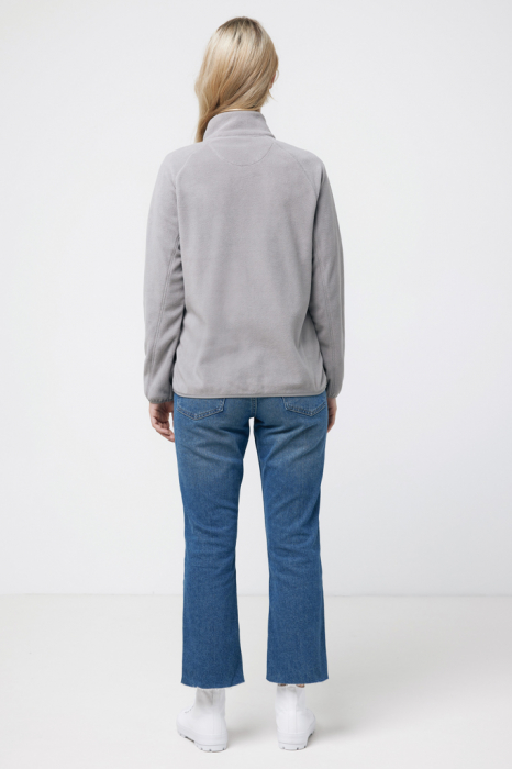 Bluza fleece unisex IQONIQ Talung, poliester reciclat, fermoar complet, 240 GSM [14]