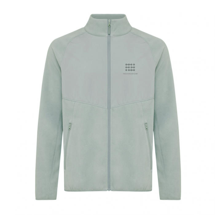 Bluza fleece unisex IQONIQ Talung, poliester reciclat, fermoar complet, 240 GSM [6]