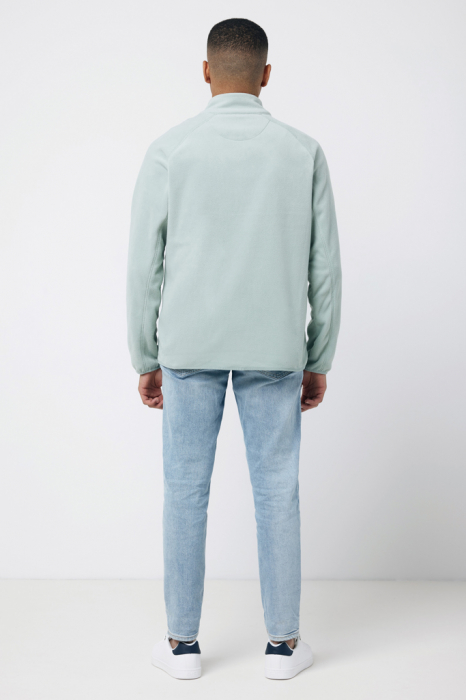 Bluza fleece unisex IQONIQ Talung, poliester reciclat, fermoar complet, 240 GSM [14]