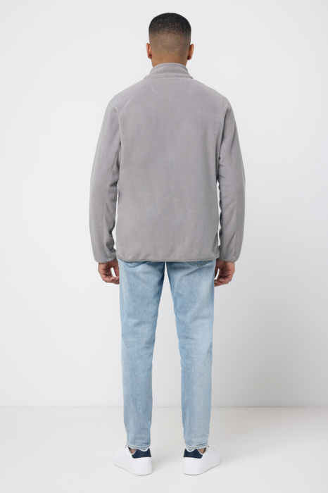 Bluza fleece unisex IQONIQ Talung, poliester reciclat, fermoar complet, 240 GSM [10]
