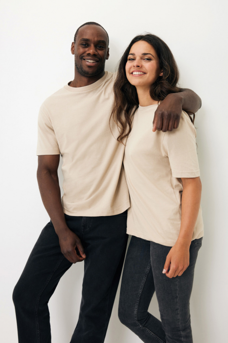 Tricou unisex IQONIQ Teide, bumbac organic si reciclat, boxy fit, 180 GSM [5]