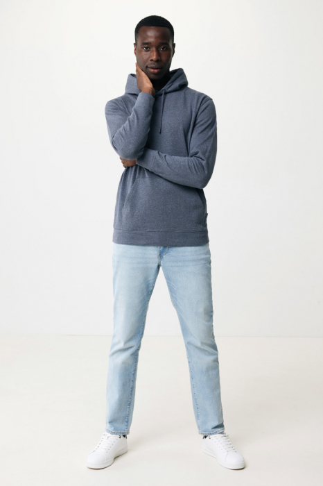 Hanorac unisex IQONIQ Torres, bumbac organic si reciclat, nedecolorat, croiala clasica, 340 GSM [12]