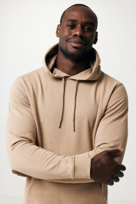 Hanorac unisex IQONIQ Torres, bumbac organic si reciclat, nedecolorat, croiala clasica, 340 GSM [17]