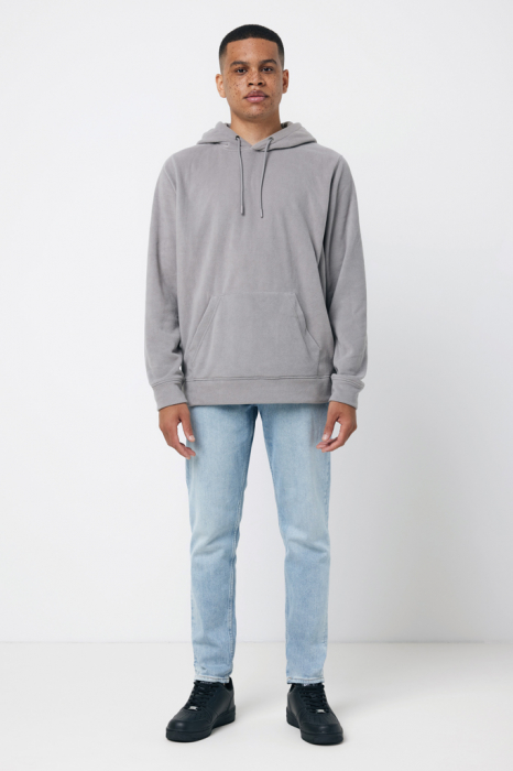 Hanorac unisex IQONIQ Trivor, microfleece din poliester 100% reciclat, croiala medie, 240 GSM [14]