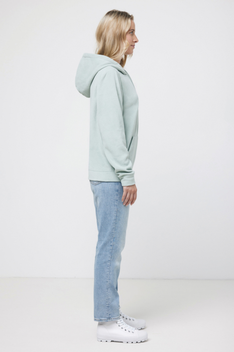 Hanorac unisex IQONIQ Trivor, microfleece din poliester 100% reciclat, croiala medie, 240 GSM [11]