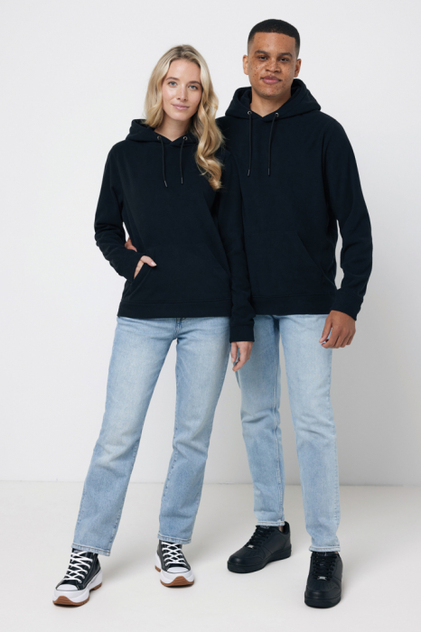 Hanorac unisex IQONIQ Trivor, microfleece din poliester 100% reciclat, croiala medie, 240 GSM [6]