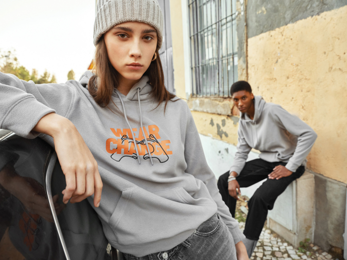 Hanorac unisex IQONIQ Trivor, microfleece din poliester 100% reciclat, croiala medie, 240 GSM [34]