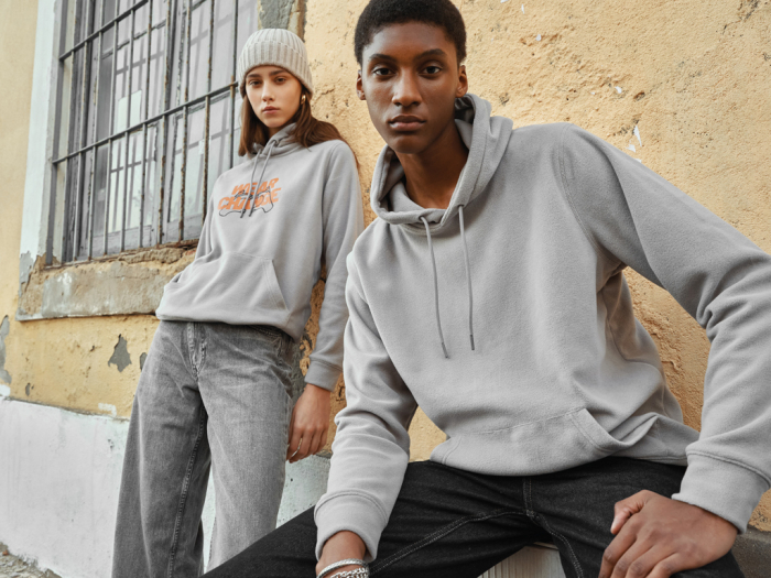 Hanorac unisex IQONIQ Trivor, microfleece din poliester 100% reciclat, croiala medie, 240 GSM [33]