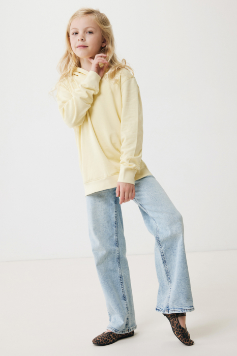 Hanorac copii IQONIQ Yengo, bumbac organic si reciclat, cu buzunare laterale [9]