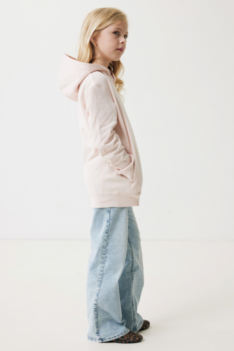 Hanorac copii IQONIQ Yengo, bumbac organic si reciclat, cu buzunare laterale [10]