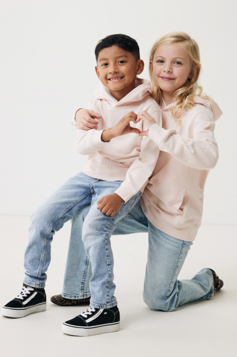 Hanorac copii IQONIQ Yengo, bumbac organic si reciclat, cu buzunare laterale [6]