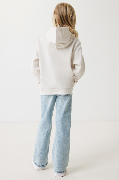 Hanorac copii IQONIQ Yengo, bumbac organic si reciclat, cu buzunare laterale [10]