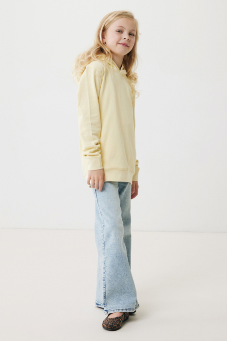 Hanorac copii IQONIQ Yengo, bumbac organic si reciclat, cu buzunare laterale [10]