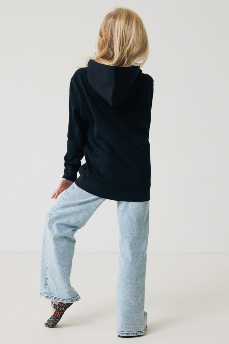 Hanorac copii IQONIQ Yengo, bumbac organic si reciclat, cu buzunare laterale [10]