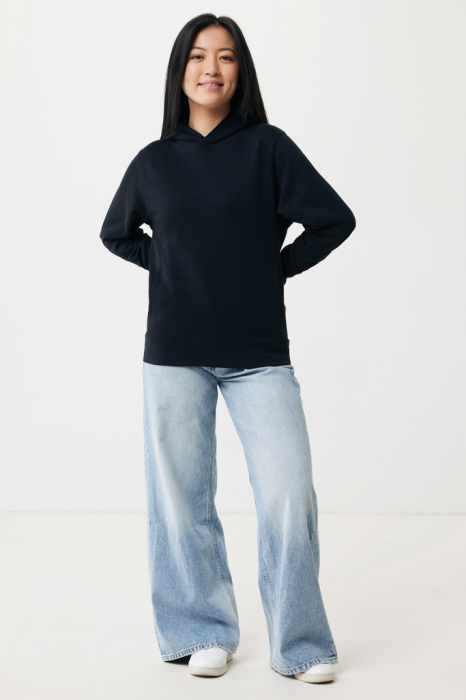 Hanorac unisex IQONIQ Yengo, bumbac organic si reciclat, buzunare laterale, 280 GSM [8]