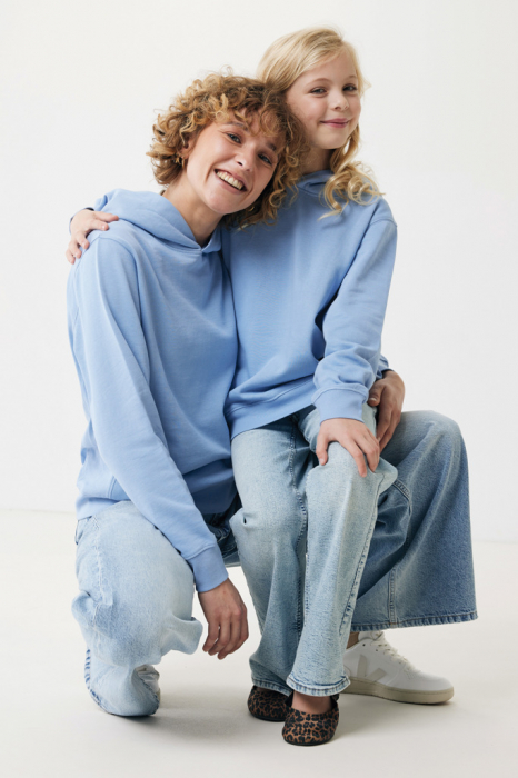 Hanorac unisex IQONIQ Yengo, bumbac organic si reciclat, buzunare laterale, 280 GSM [19]