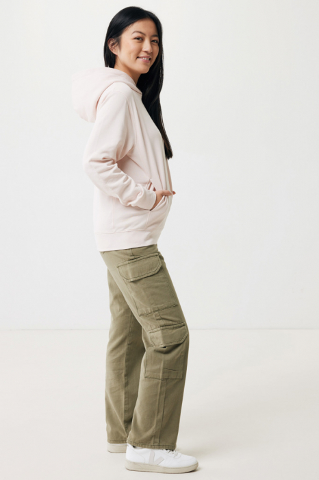 Hanorac unisex IQONIQ Yengo, bumbac organic si reciclat, buzunare laterale, 280 GSM [9]