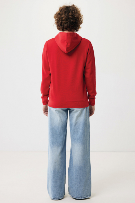 Hanorac unisex IQONIQ Yengo, bumbac organic si reciclat, buzunare laterale, 280 GSM [8]