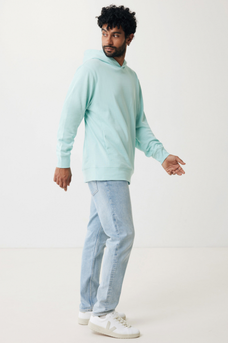 Hanorac unisex IQONIQ Yengo, bumbac organic si reciclat, buzunare laterale, 280 GSM [15]