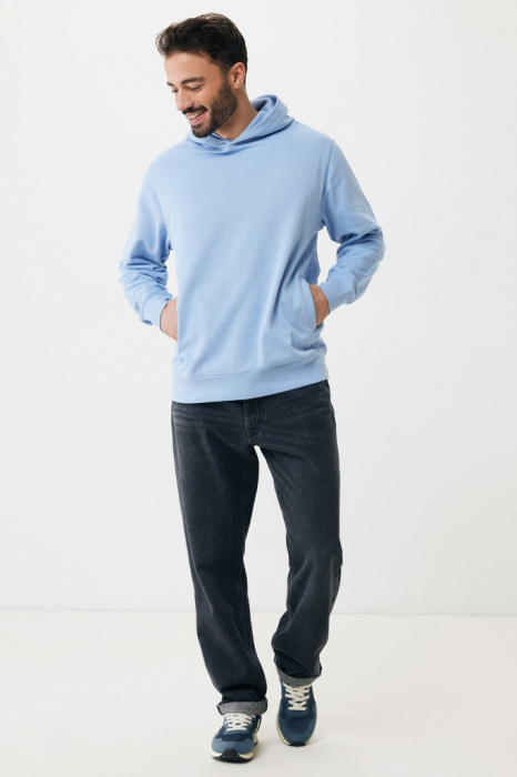 Hanorac unisex IQONIQ Yengo, bumbac organic si reciclat, buzunare laterale, 280 GSM [12]