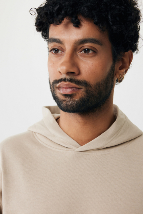 Hanorac unisex IQONIQ Yengo, bumbac organic si reciclat, buzunare laterale, 280 GSM [33]