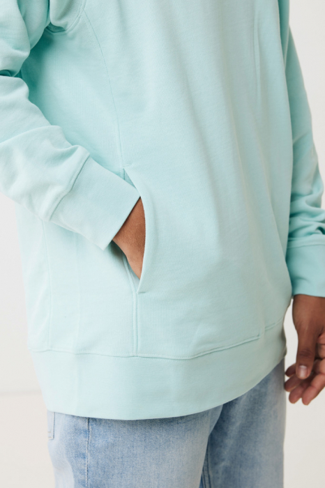 Hanorac unisex IQONIQ Yengo, bumbac organic si reciclat, buzunare laterale, 280 GSM [19]