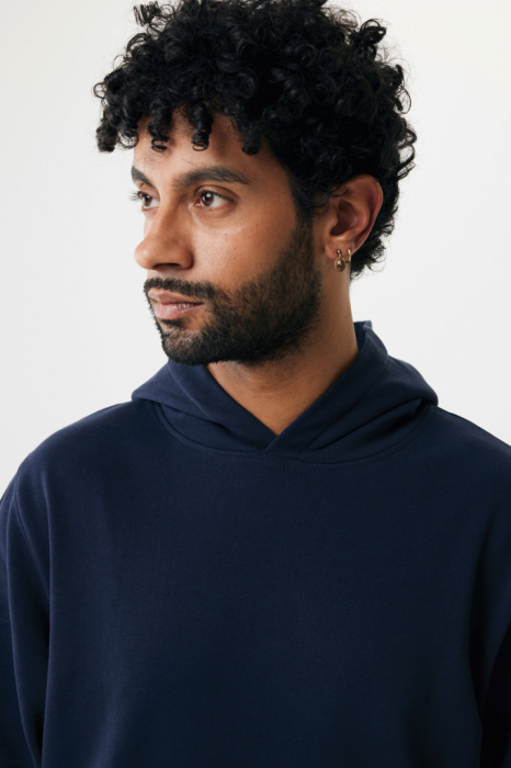 Hanorac unisex IQONIQ Yengo, bumbac organic si reciclat, buzunare laterale, 280 GSM [15]