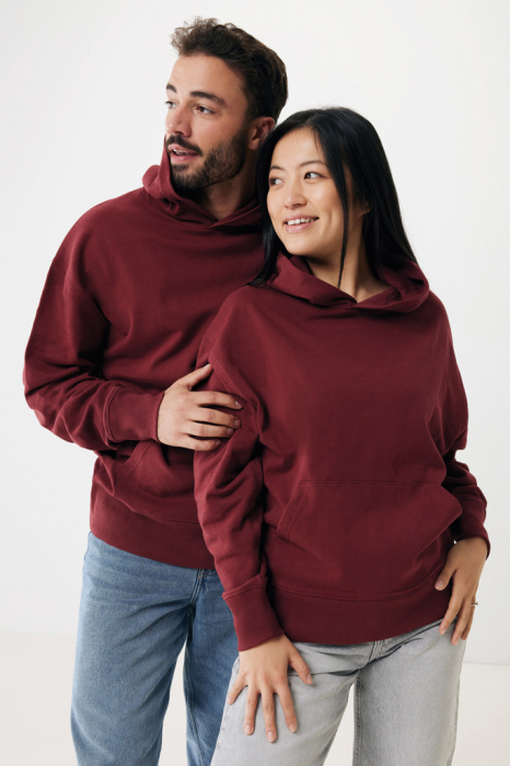 Hanorac unisex IQONIQ Yoho, bumbac organic si reciclat, croiala relaxata, 340 GSM [5]