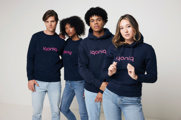 Hanorac unisex IQONIQ Yoho, bumbac organic si reciclat, croiala relaxata, 340 GSM [16]