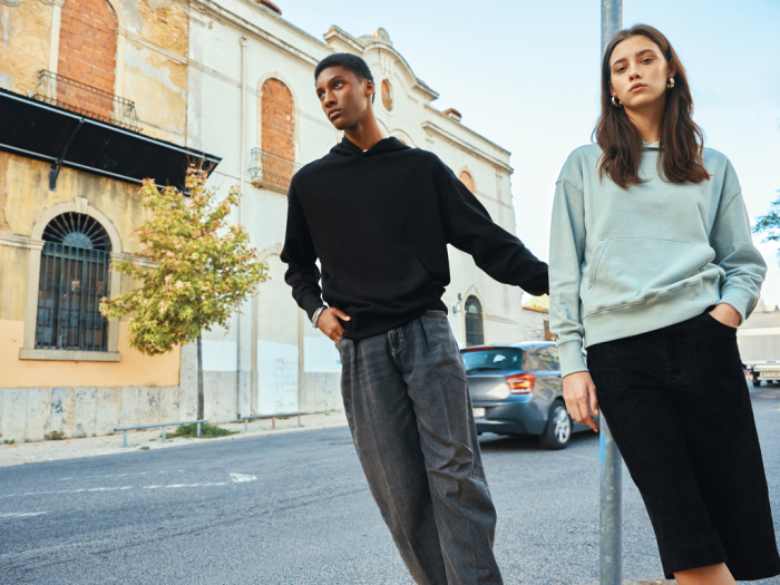 Hanorac unisex IQONIQ Yoho, bumbac organic si reciclat, croiala relaxata, 340 GSM [15]