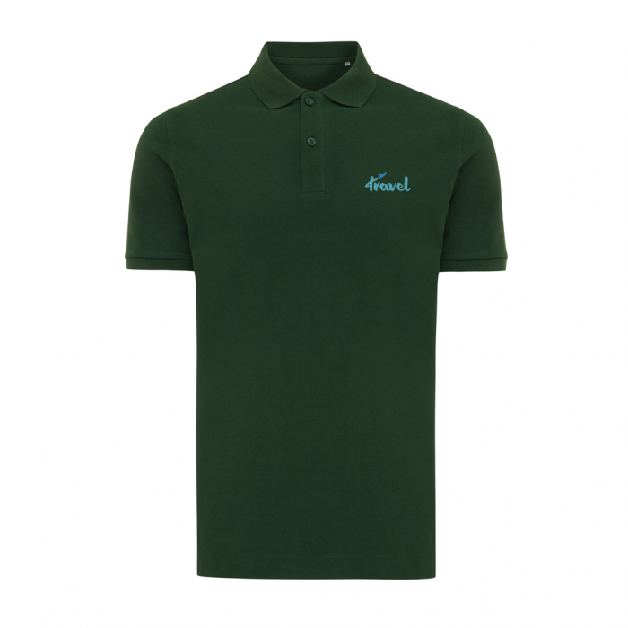 Tricou polo unisex IQONIQ Yosemite, bumbac organic si reciclat, 220 GSM, medium fit [4]