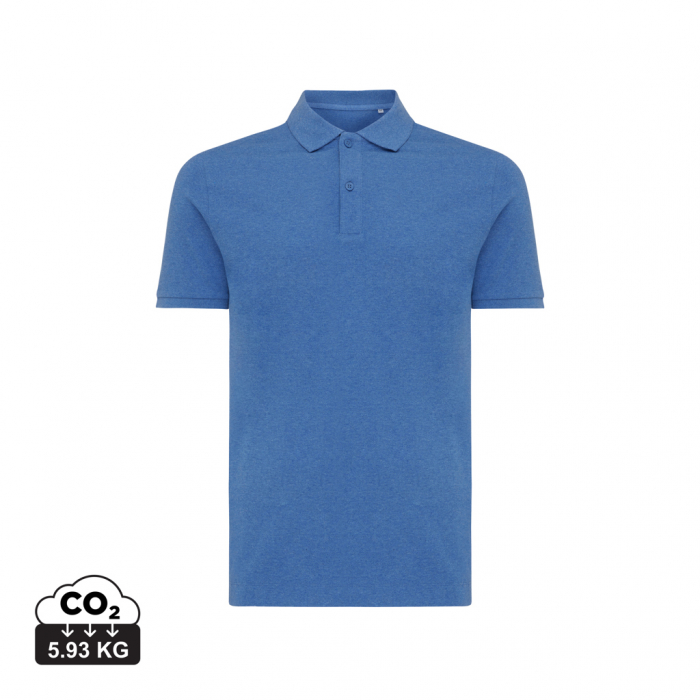 Tricou polo unisex IQONIQ Yosemite, bumbac organic si reciclat, 220 GSM, medium fit [1]