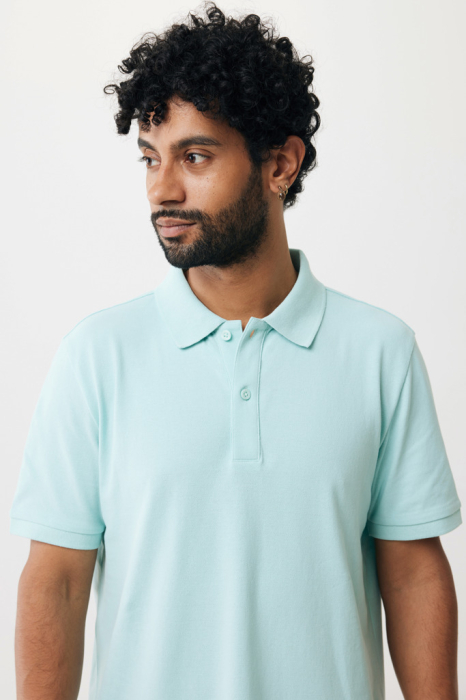 Tricou polo unisex IQONIQ Yosemite, bumbac organic si reciclat, 220 GSM, medium fit [14]
