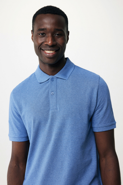 Tricou polo unisex IQONIQ Yosemite, bumbac organic si reciclat, 220 GSM, medium fit [16]